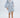 Nerites Linen Kaftan Dress - Powder Blue