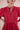 Beautiful custom designed broderie anglaise kaftan dress in scarlet red.