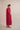 Beautiful custom designed broderie anglaise kaftan dress in scarlet red.