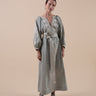 Beautiful Embroidered Cockle Kaftan Dress with Detailed Embroidery designed by Fleur Kakasi
