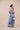 Beautiful pure linen empire line maxi dress in custom print by Fleur Kakasi.  Adjustable fit, luxurious real freshwater pearl trim & embroidery. 